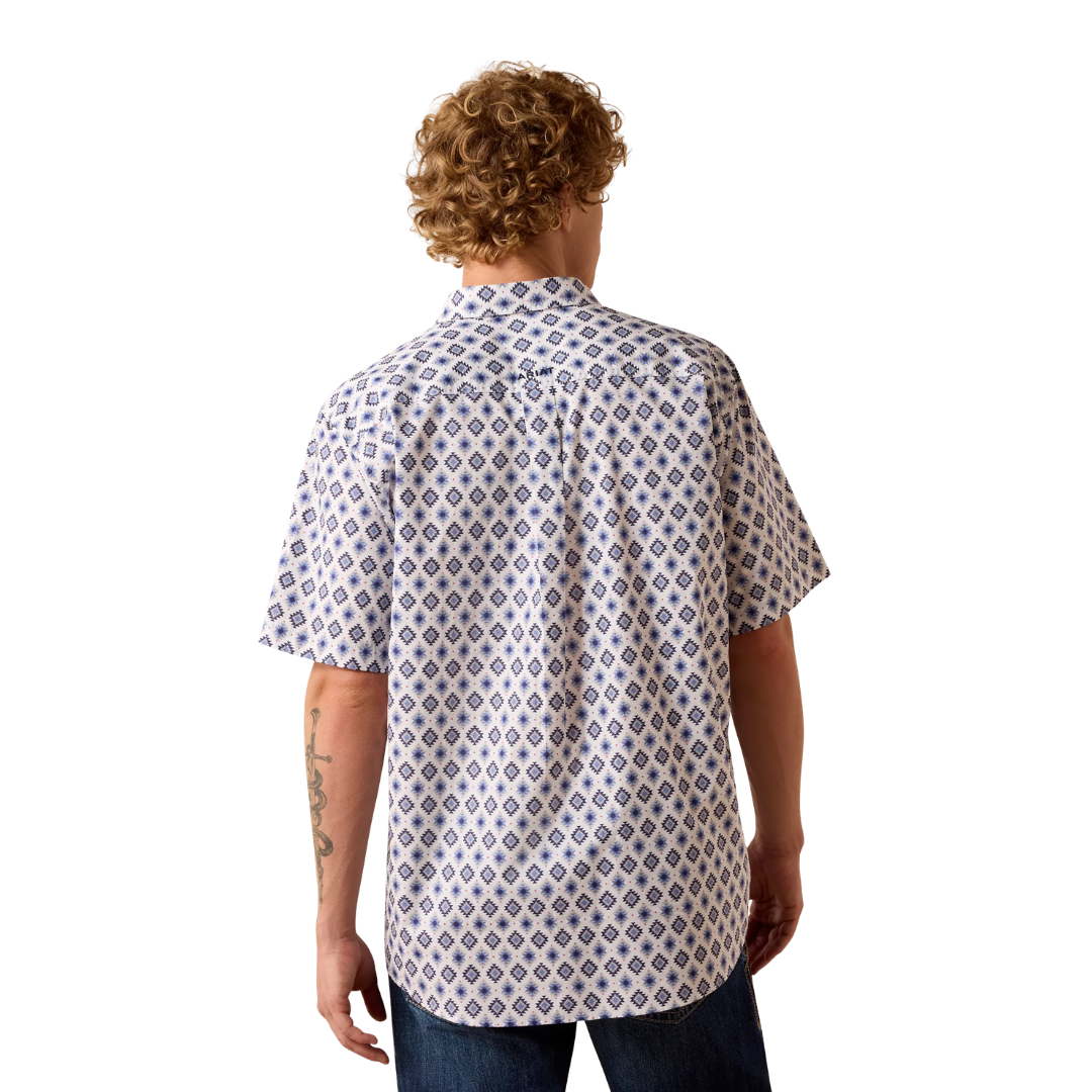 Ariat Men's Baxter Classic Fit White Shirt