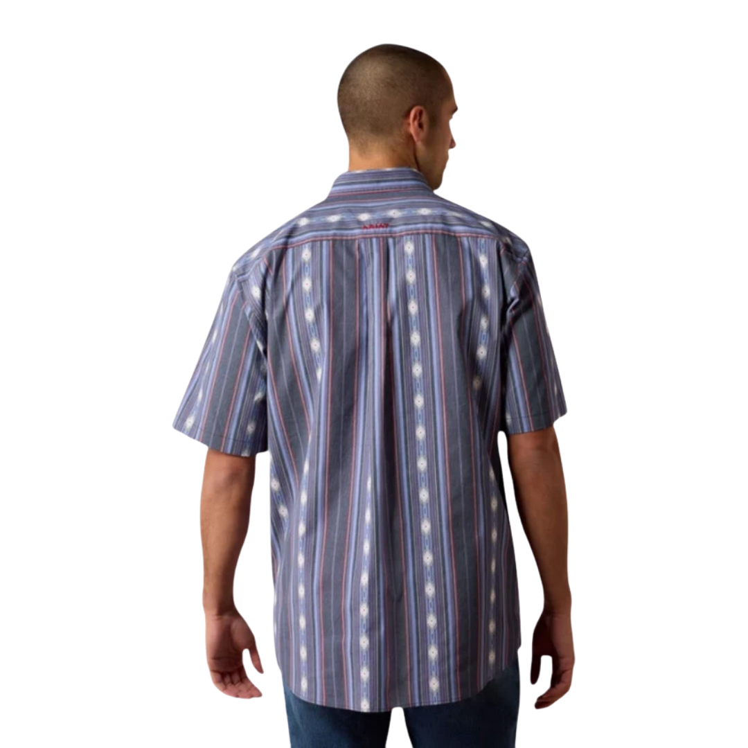 Ariat Men's Berke Classic Fit Evening Blue Shirt
