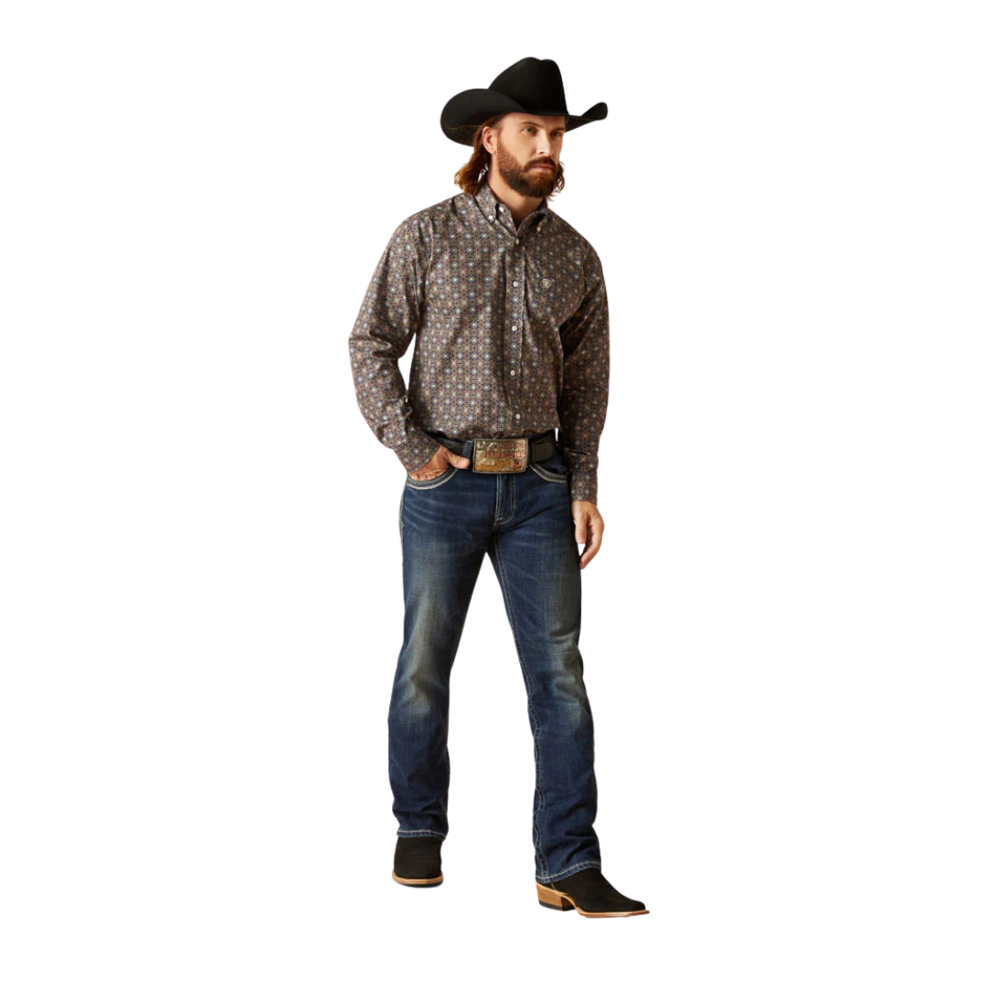 Ariat Men's Wrinkle Free Karsyn Darkest Indigo Shirt