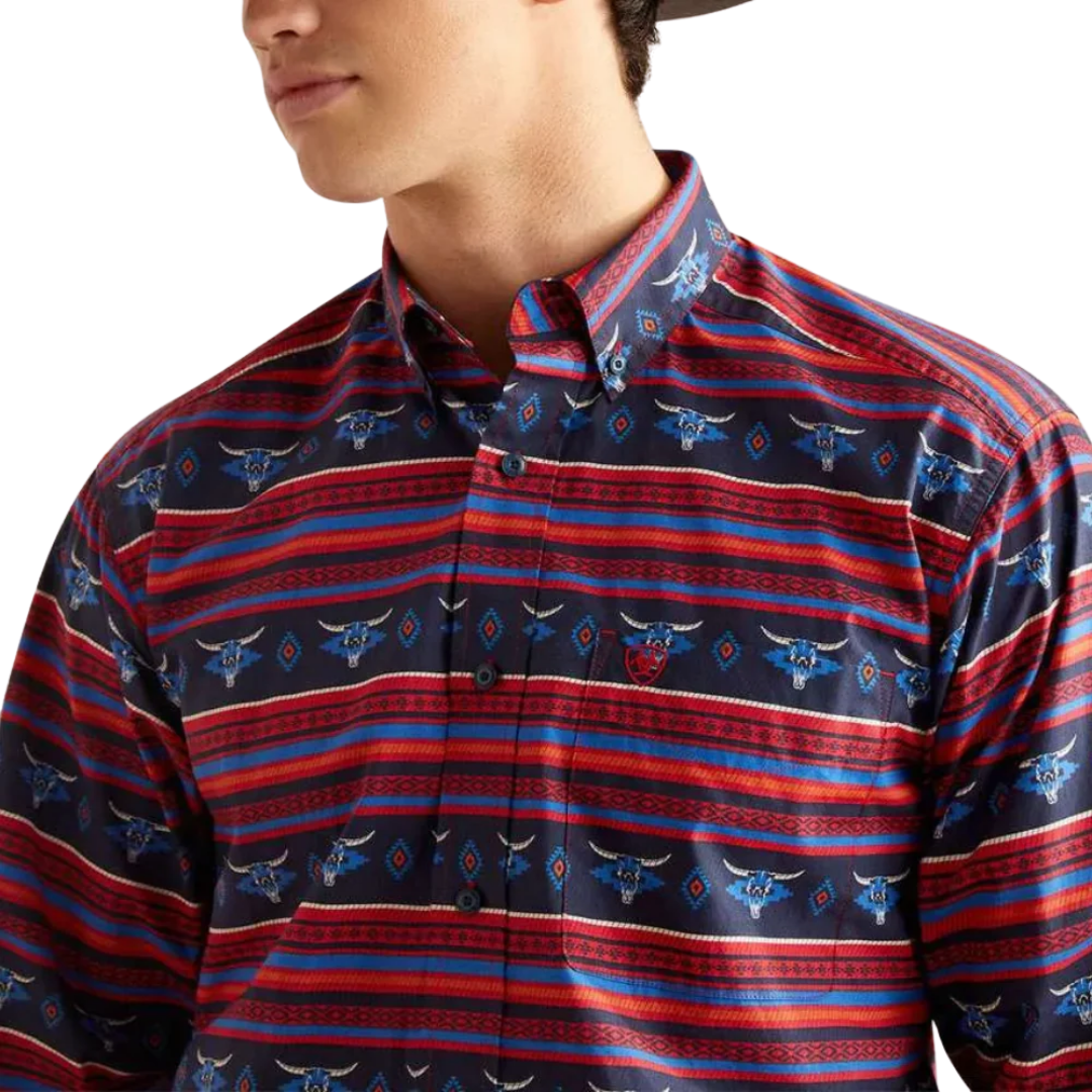 Ariat Mens Pike Southwestern Multicolor Shirt