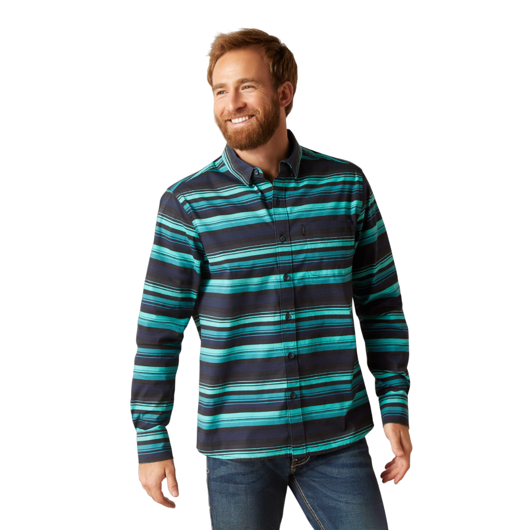 Ariat Men's Montgomery Stretch Modern Blue Shirt