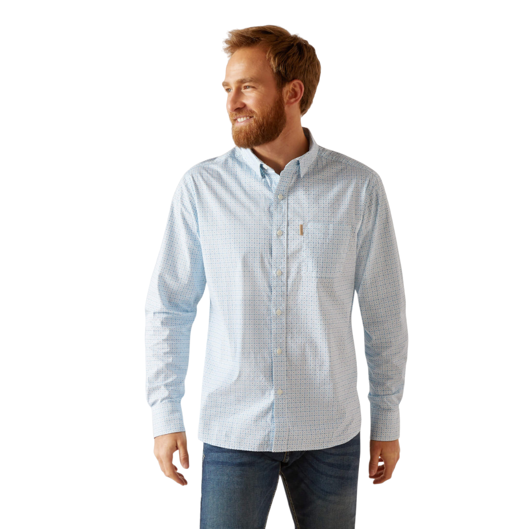 Ariat Men's Madden Stretch Modern White Shirt