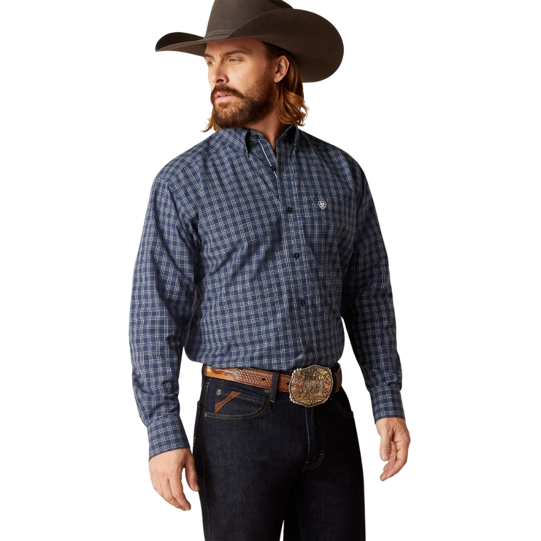 Ariat Men's Pro Series Prestcot Classic Blue Shirt
