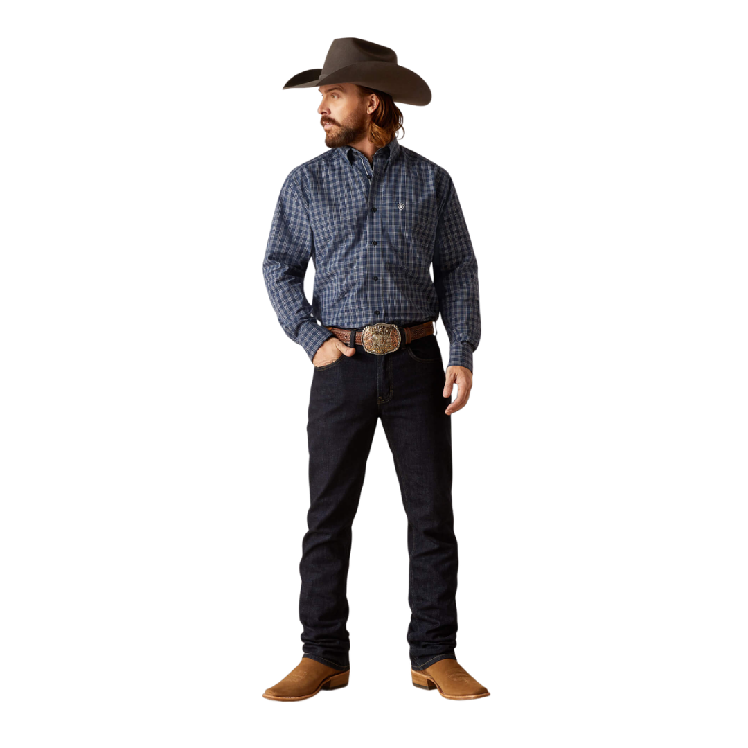 Ariat Men's Pro Series Prestcot Classic Blue Shirt