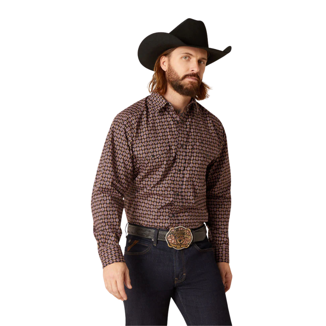 Ariat Men's Eren Classic Fit Black Shirt