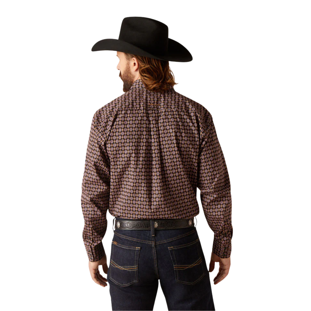 Ariat Men's Eren Classic Fit Black Shirt