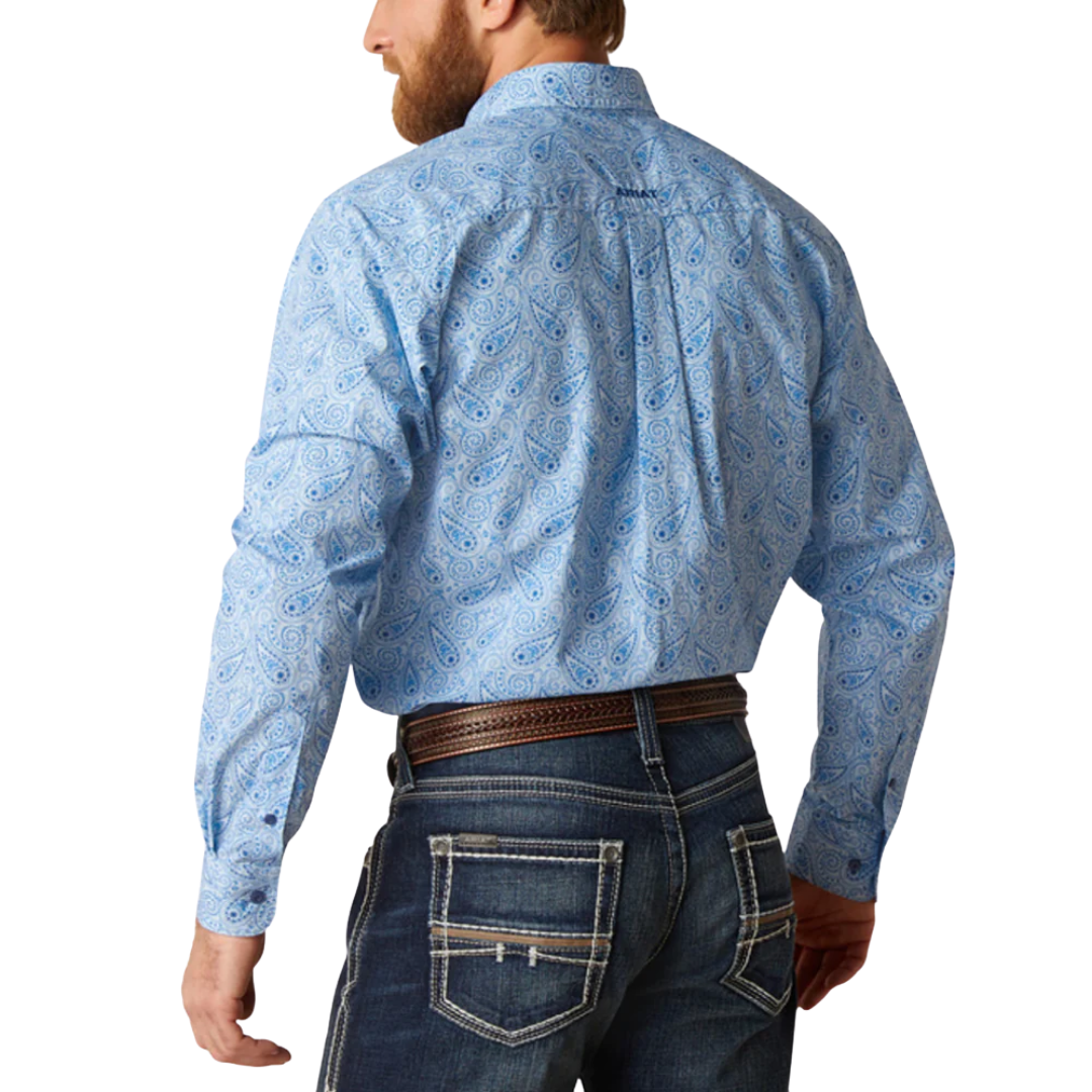 Ariat Men's Phineas Shades Blue Shirt