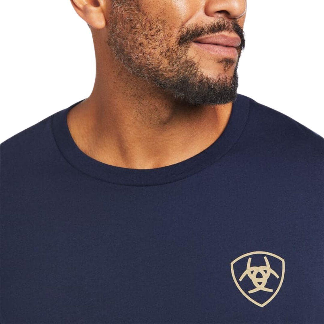 Ariat Men's Midnight Navy Monument Blue T-Shirt