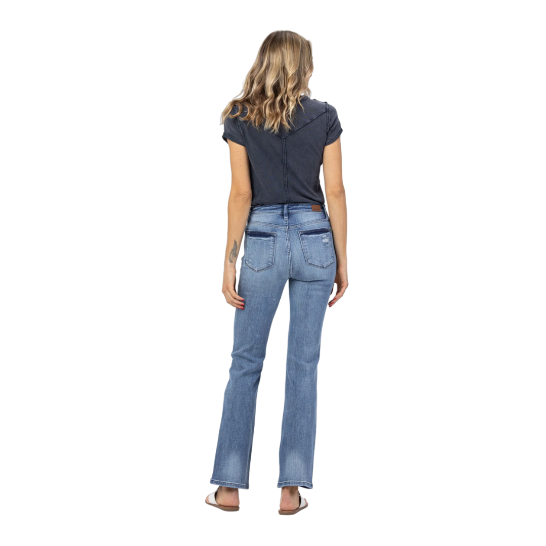 Judy Blue Women's High Waist Boot Cut Jeans