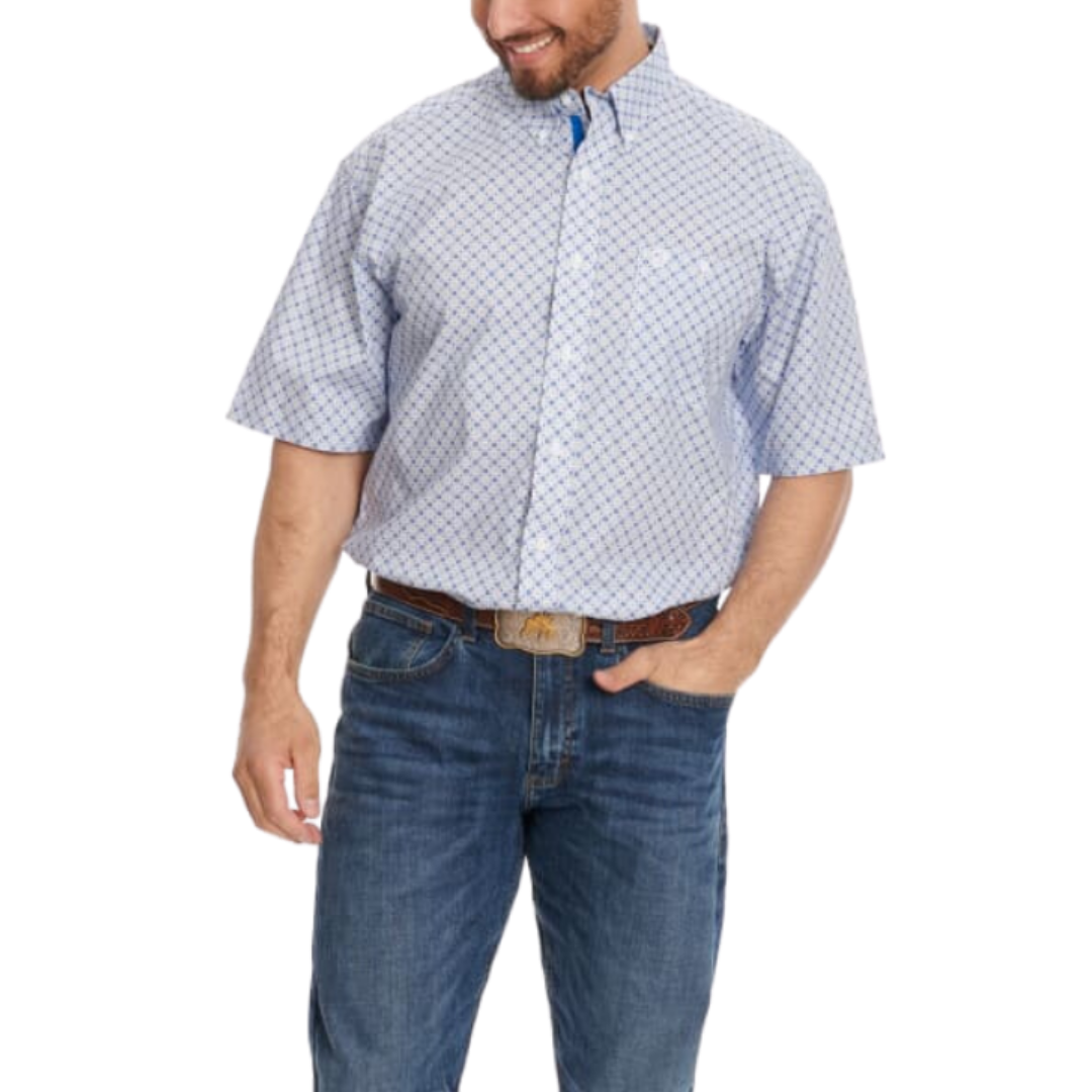 Wrangler Men's George Strait Collection Blue Shirt
