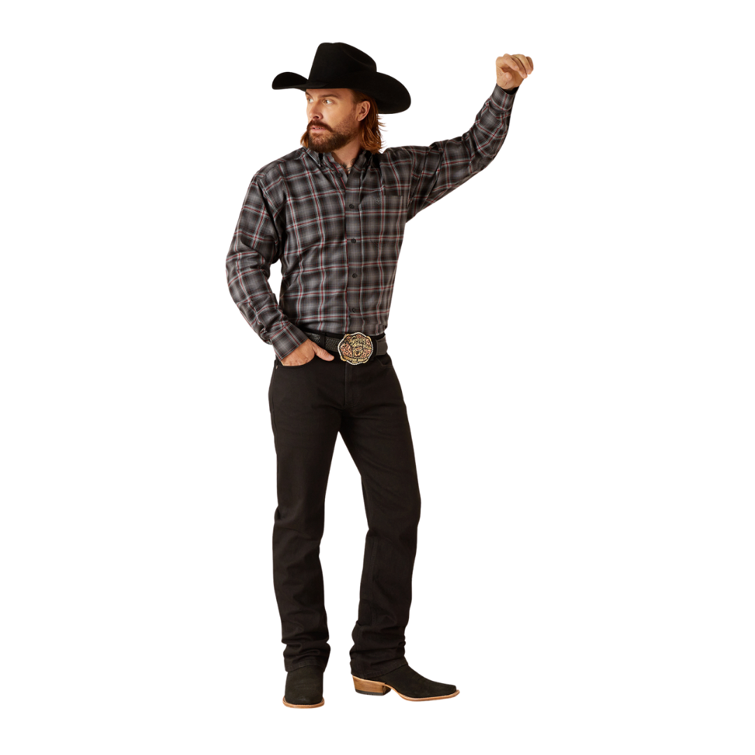 Ariat Men's Pro Series Newton Classic Grey Shirt