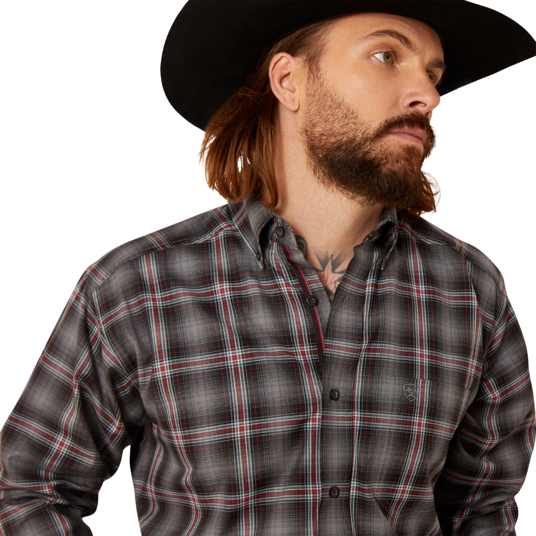 Ariat Men's Pro Series Newton Classic Grey Shirt
