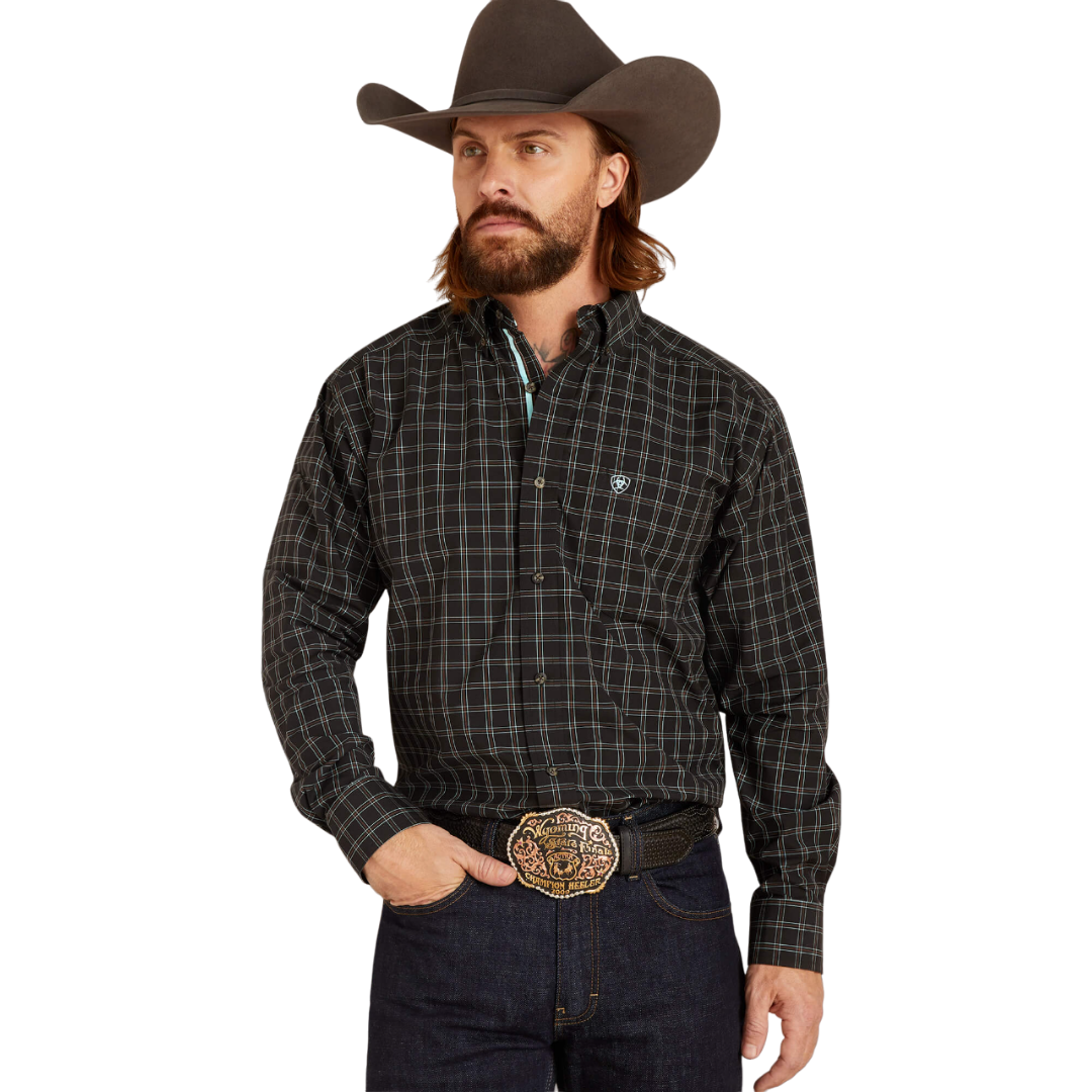 Ariat Men's Pro Series Nash Classic Black Shirt