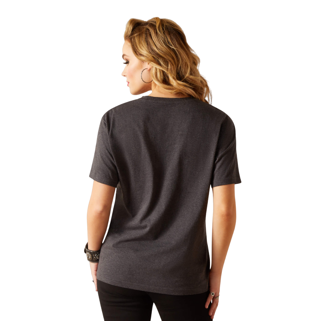 Ariat Women's Shield Heather Grey Shirt