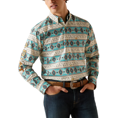Ariat Men's Team Logo Multicolor Shirt