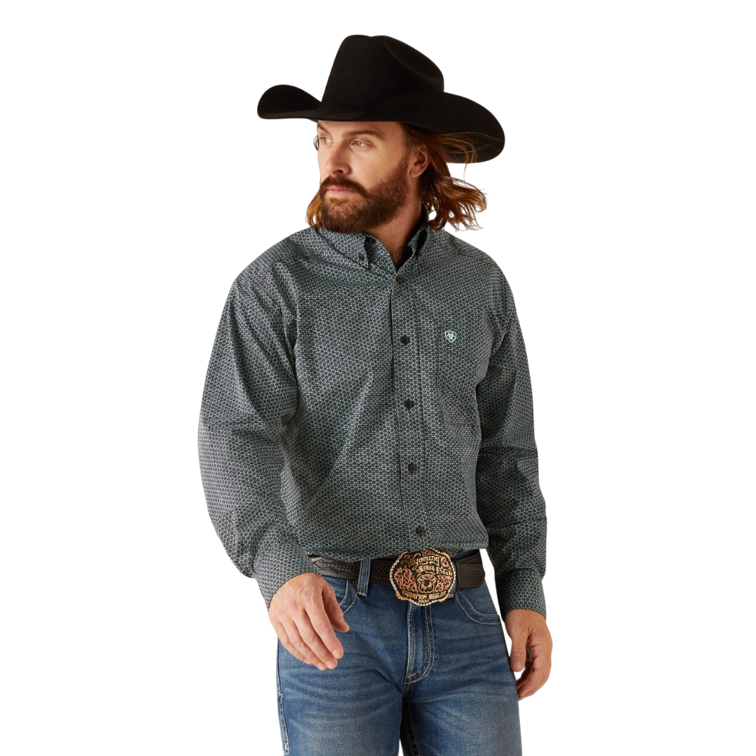 Ariat Men's Nate Classic Grey Shirt