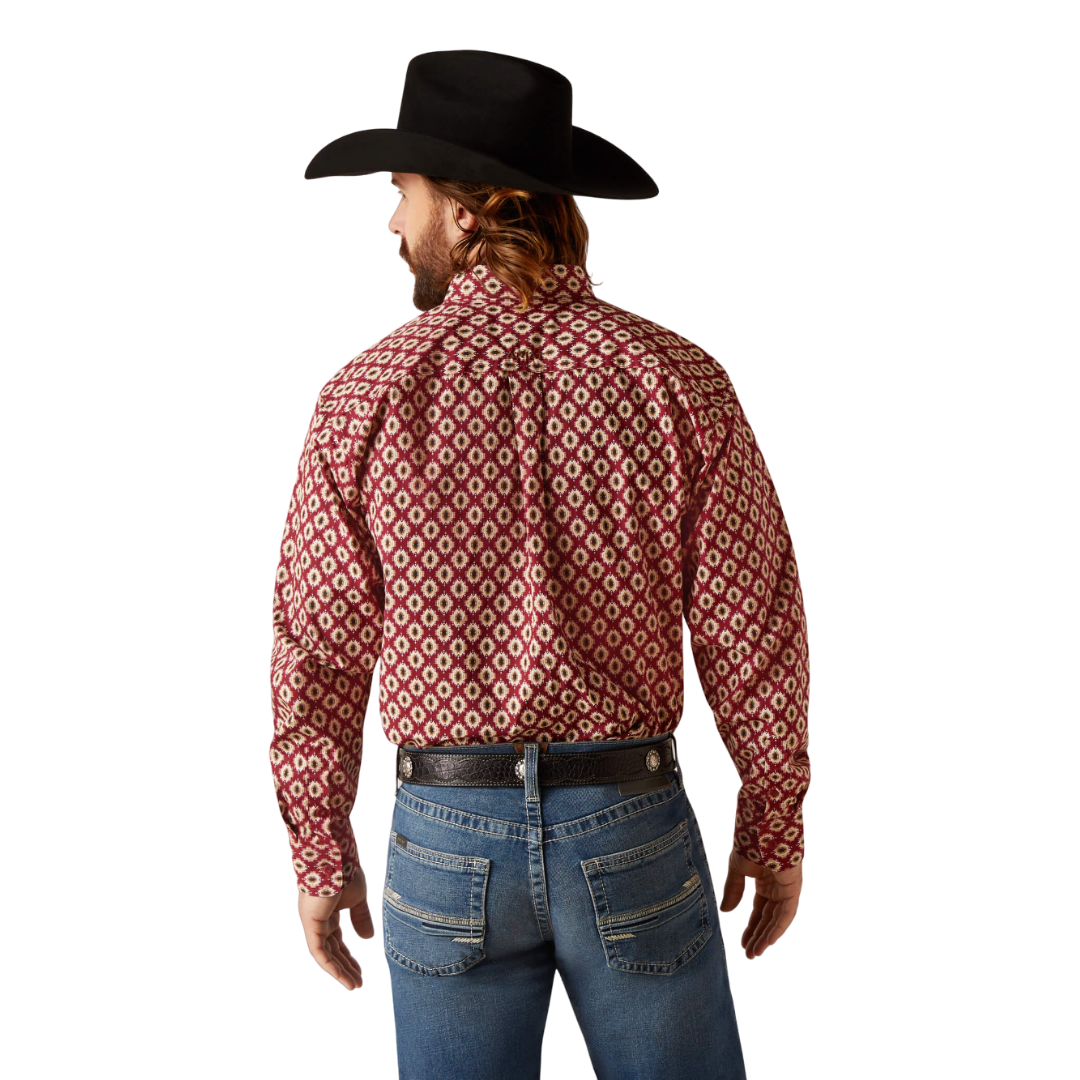 Ariat Men's Nevil Classic Red Shirt