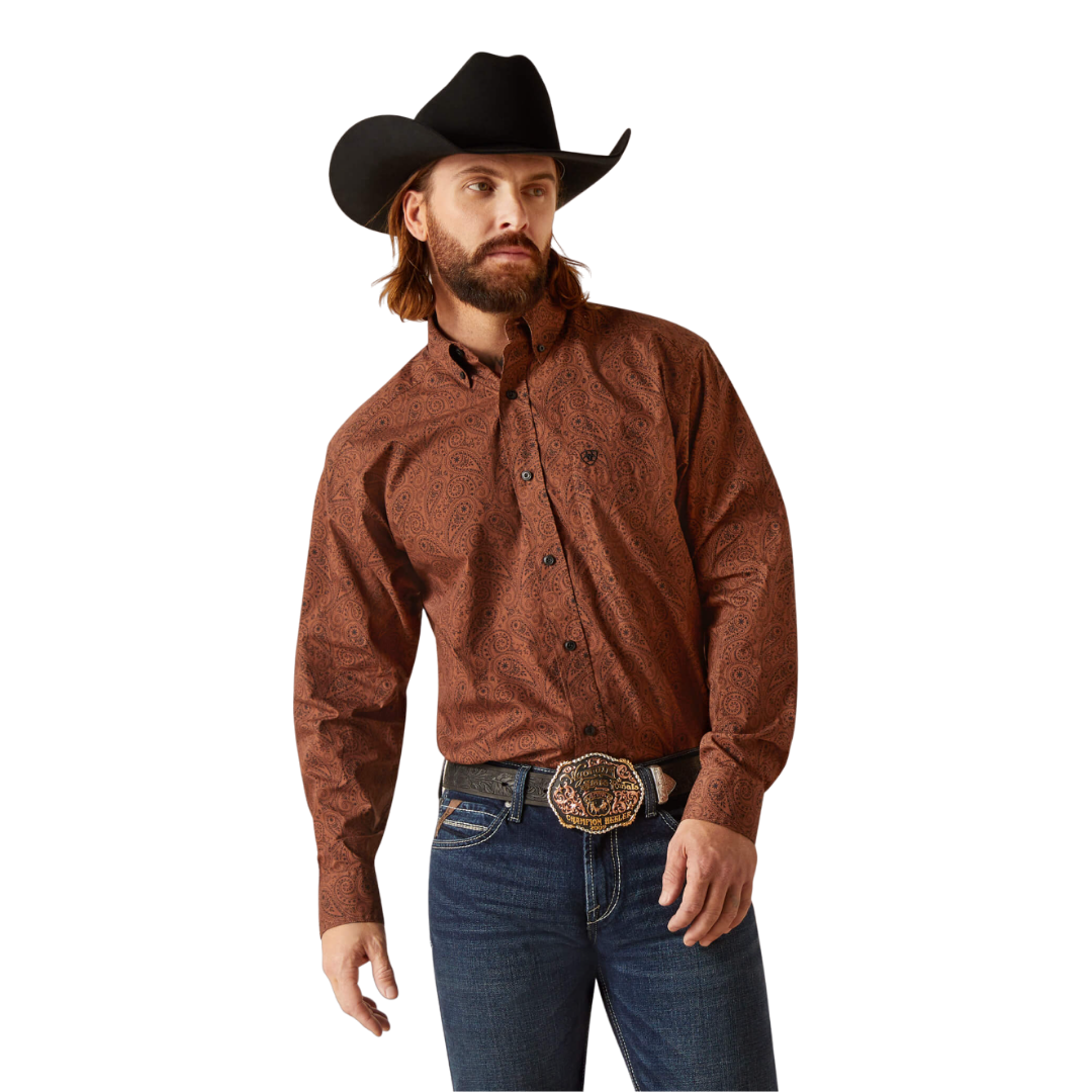 Ariat Men's Nicky Classic Brown Shirt