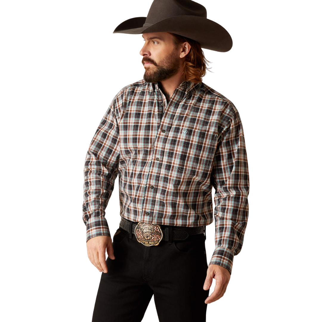 Ariat Men's Pro Series Nathanael Classic Multicolor Shirt