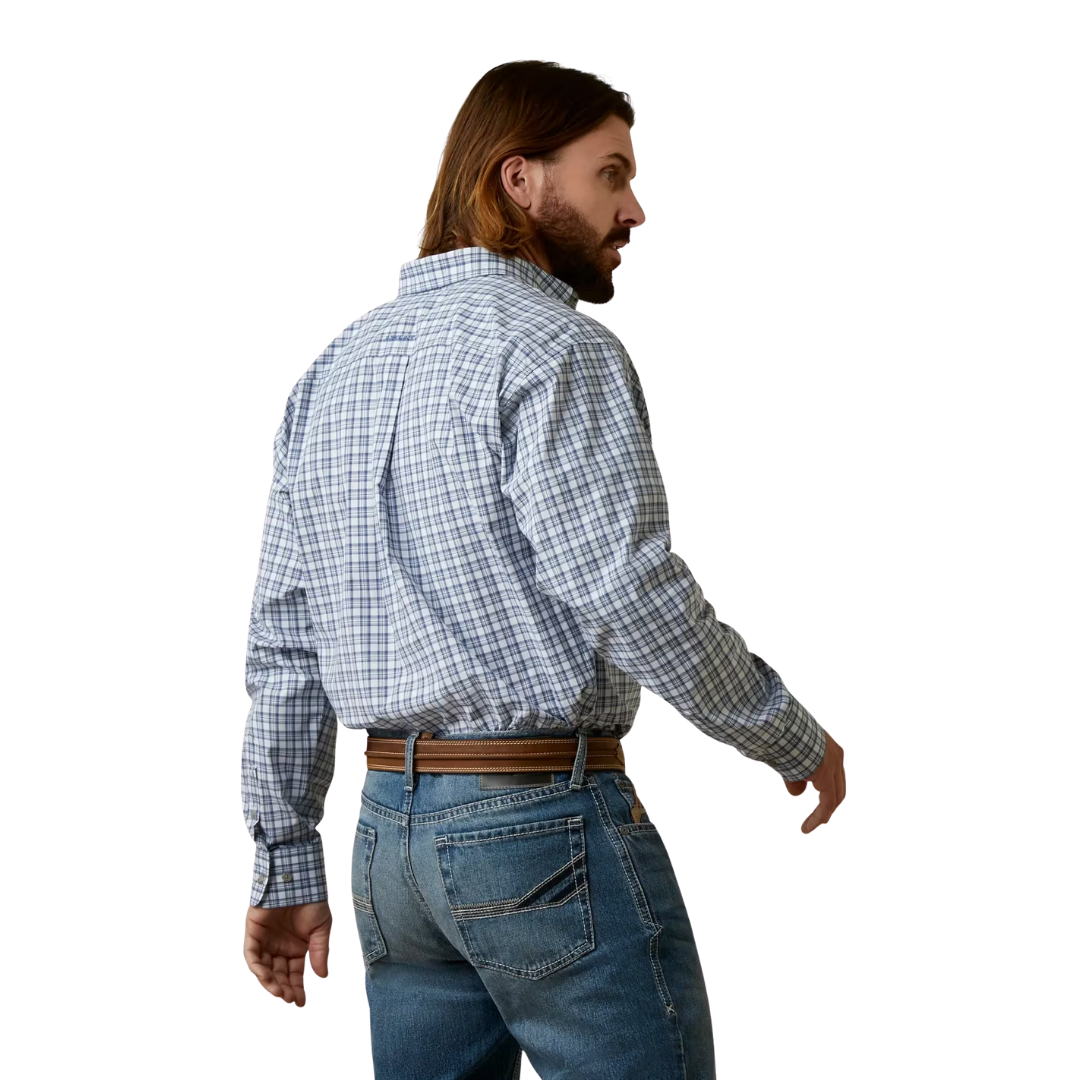 Ariat Men's Othman Blue & White Shirt