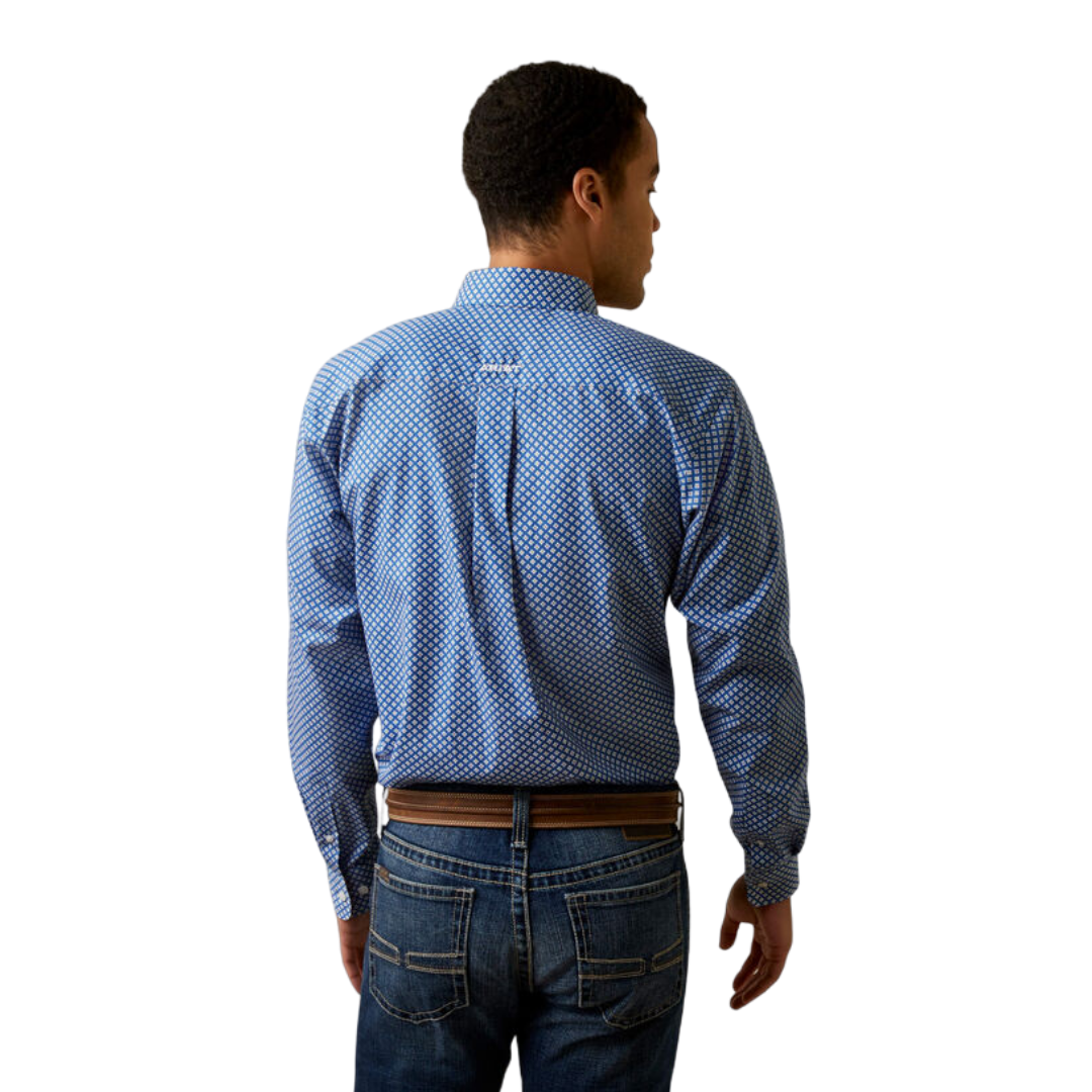 Ariat Men's Wrinkle Blue Shirt