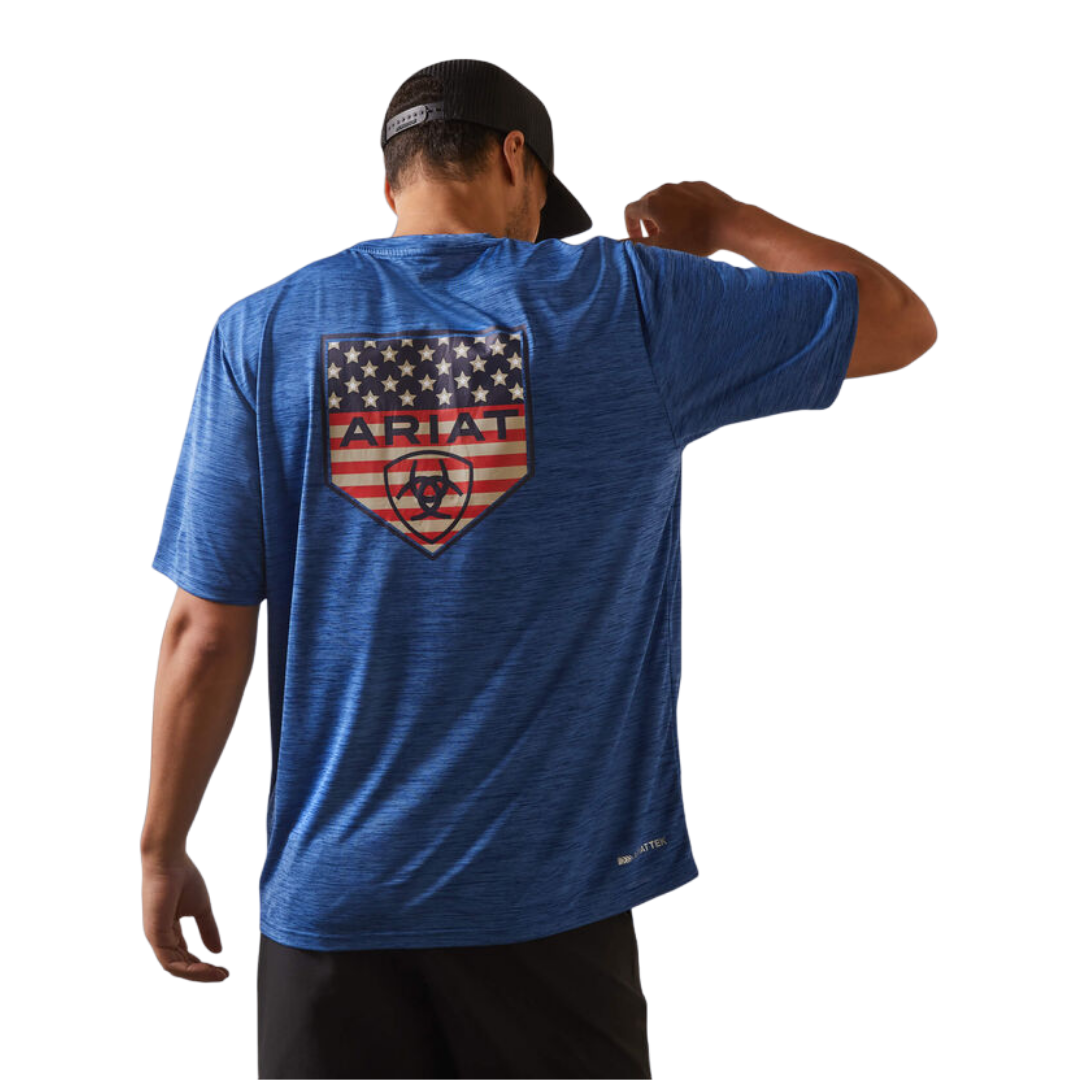 Ariat Men's Charger Ariat Proud Blue Shirt