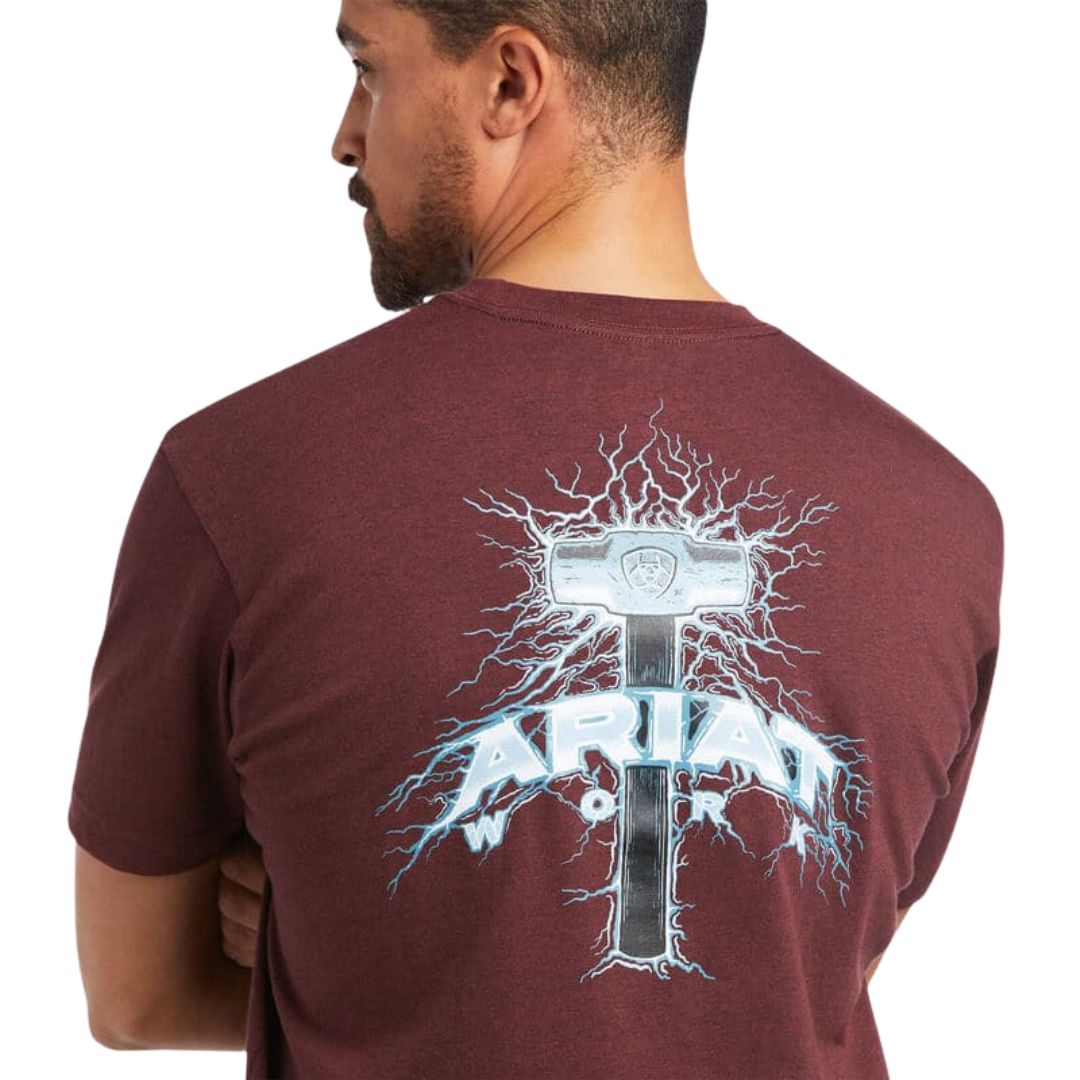 Ariat Men's Rebar Cotton Strong Red Shirt