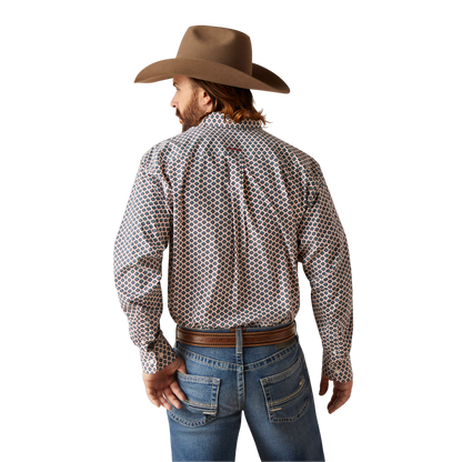 Ariat Men's Wrinkle Free Grayden Classic Light Brown Shirt