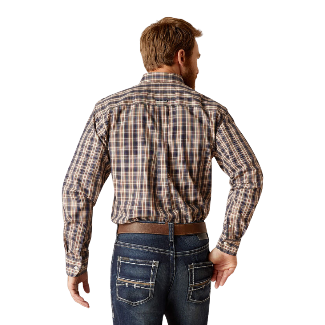 Ariat Men's Wrinkle Free Brown Shirt