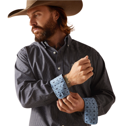 Ariat Men's Wrinkle Free Killian Classic Grey Shirt