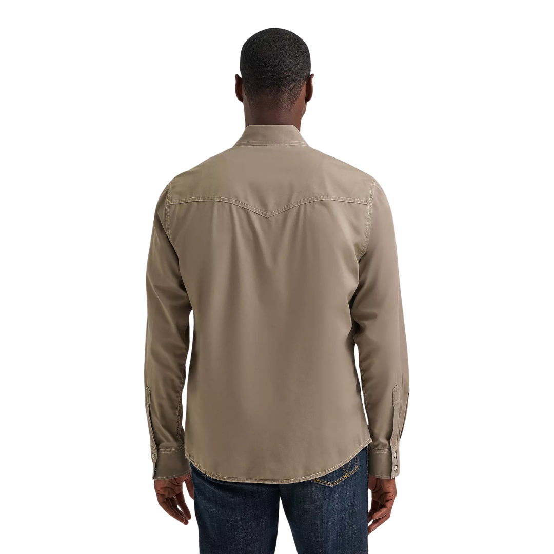 Wrangler Men's Premium Tan Shirt