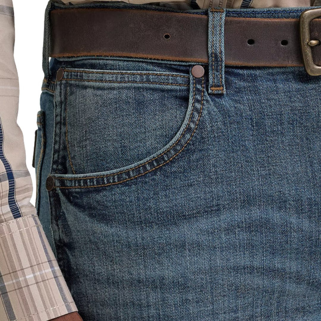 Wrangler Men's Retro Henry Blue Jeans