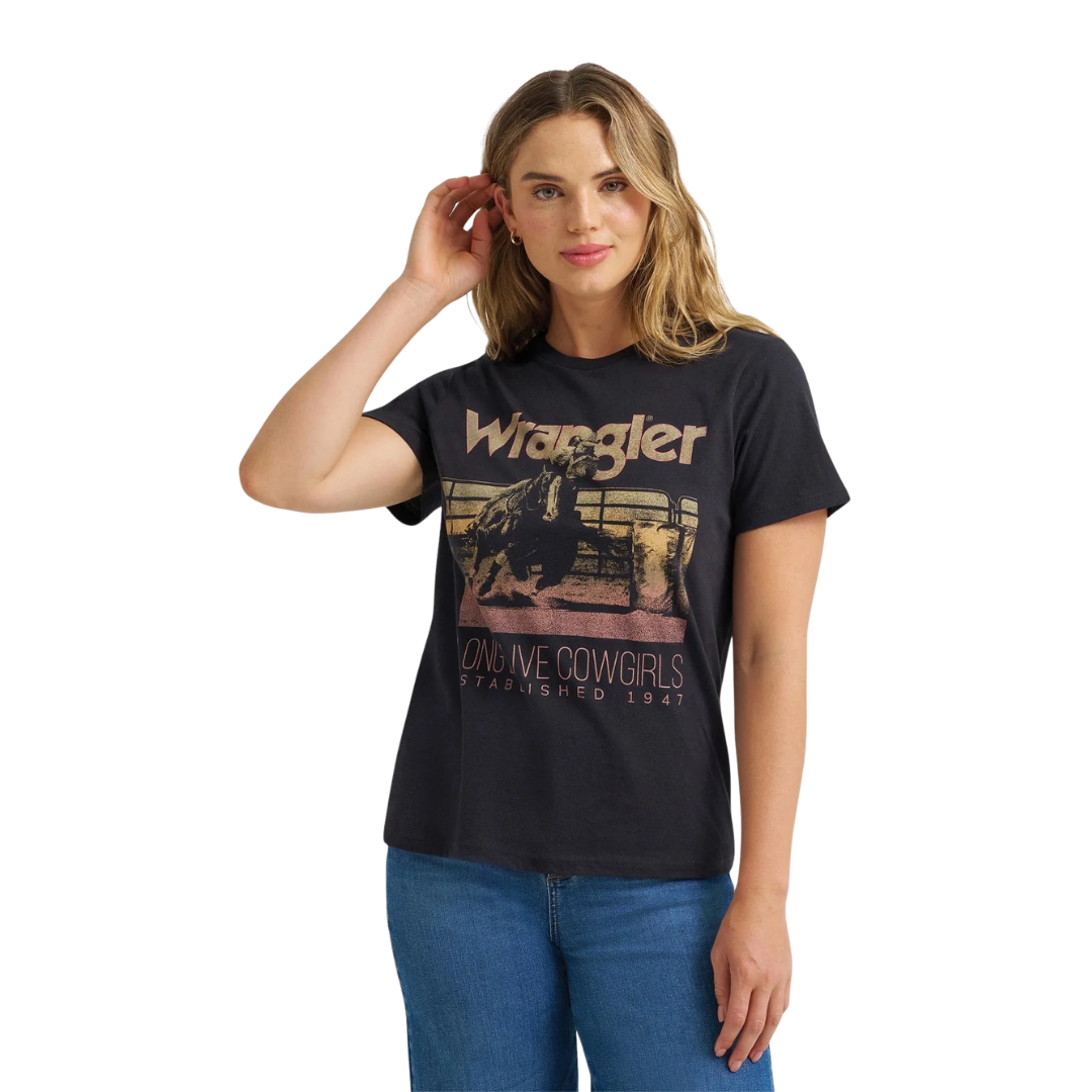 Wrangler Women's Retro Graphic Black Beauty T-Shirt