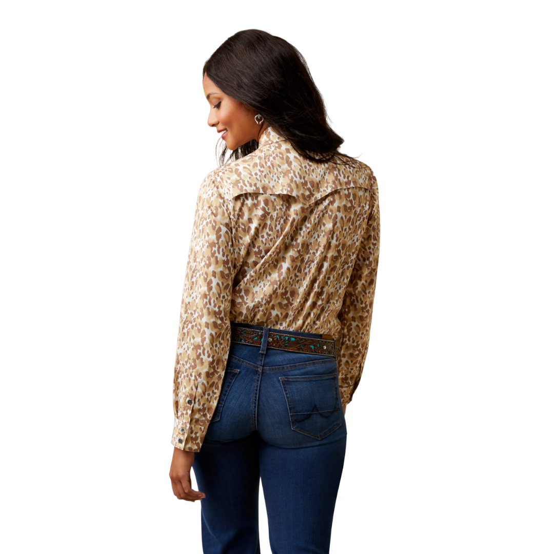 Ariat Women's Sophia Leopard Brown Shirt