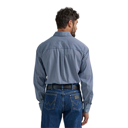 Wrangler Men's George Strait Blue Shirt