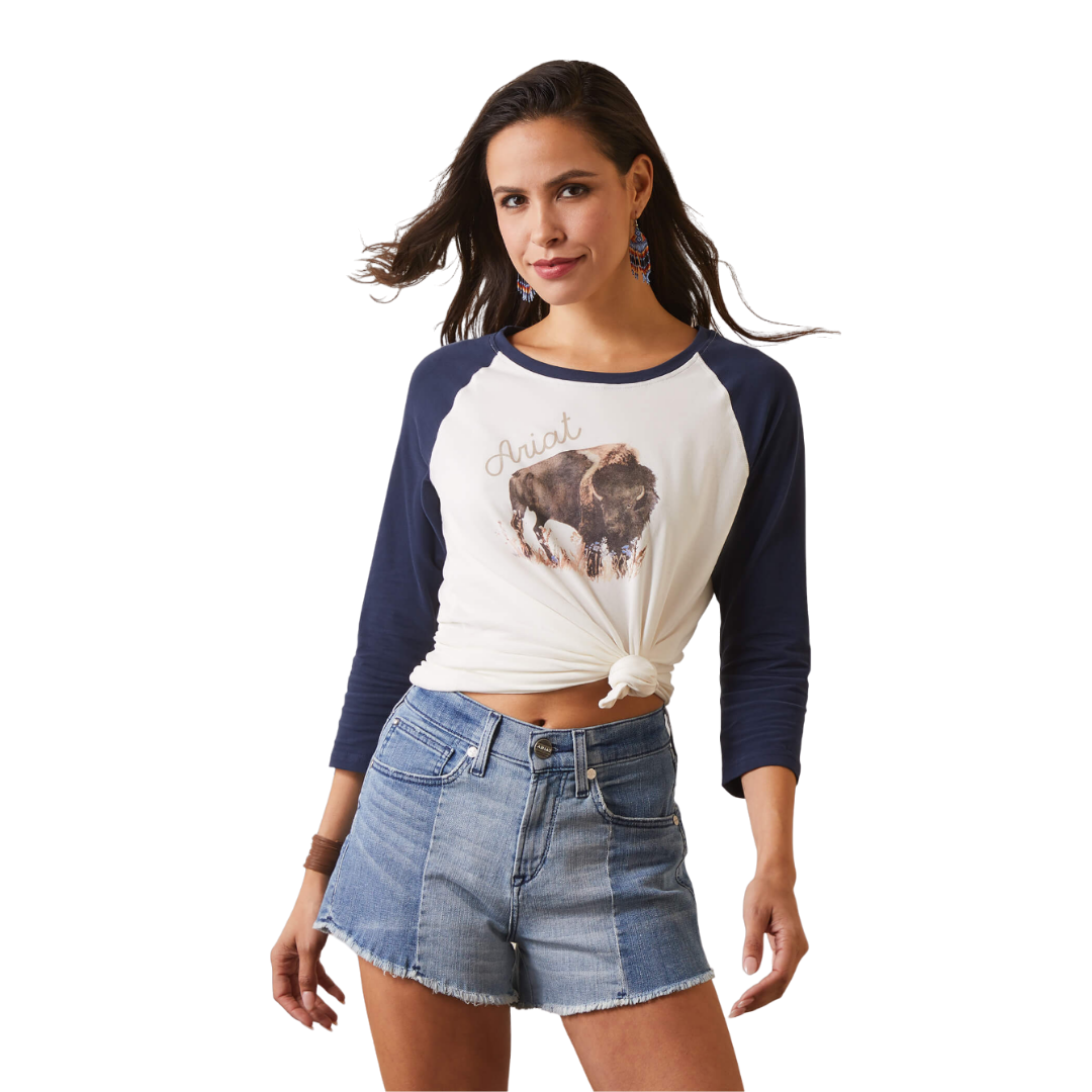 Ariat Women's Coconut Milk Painted Dreams Multicolor Shirt