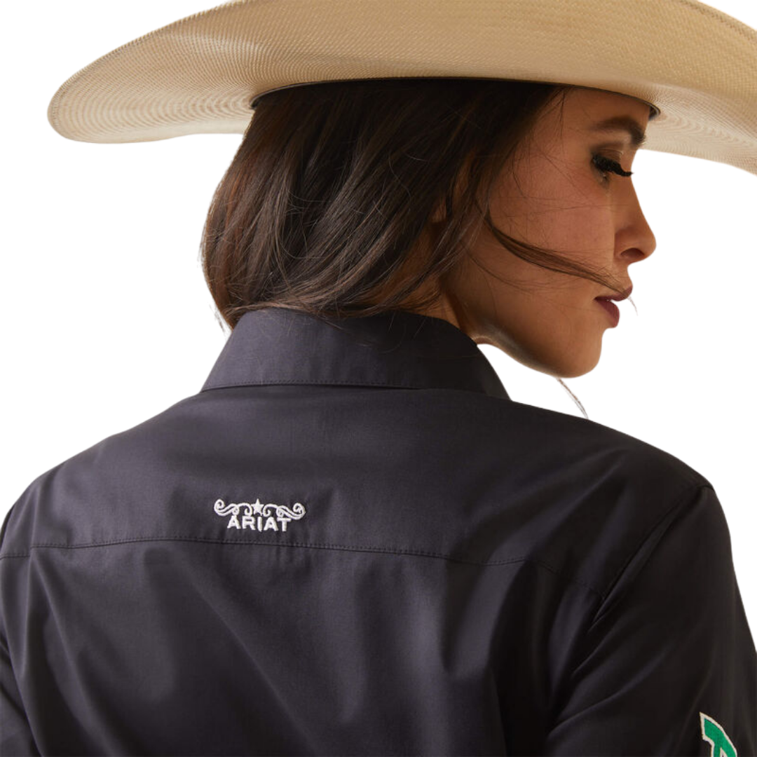 Ariat Women's MX Flag Team Kirby Black Shirt