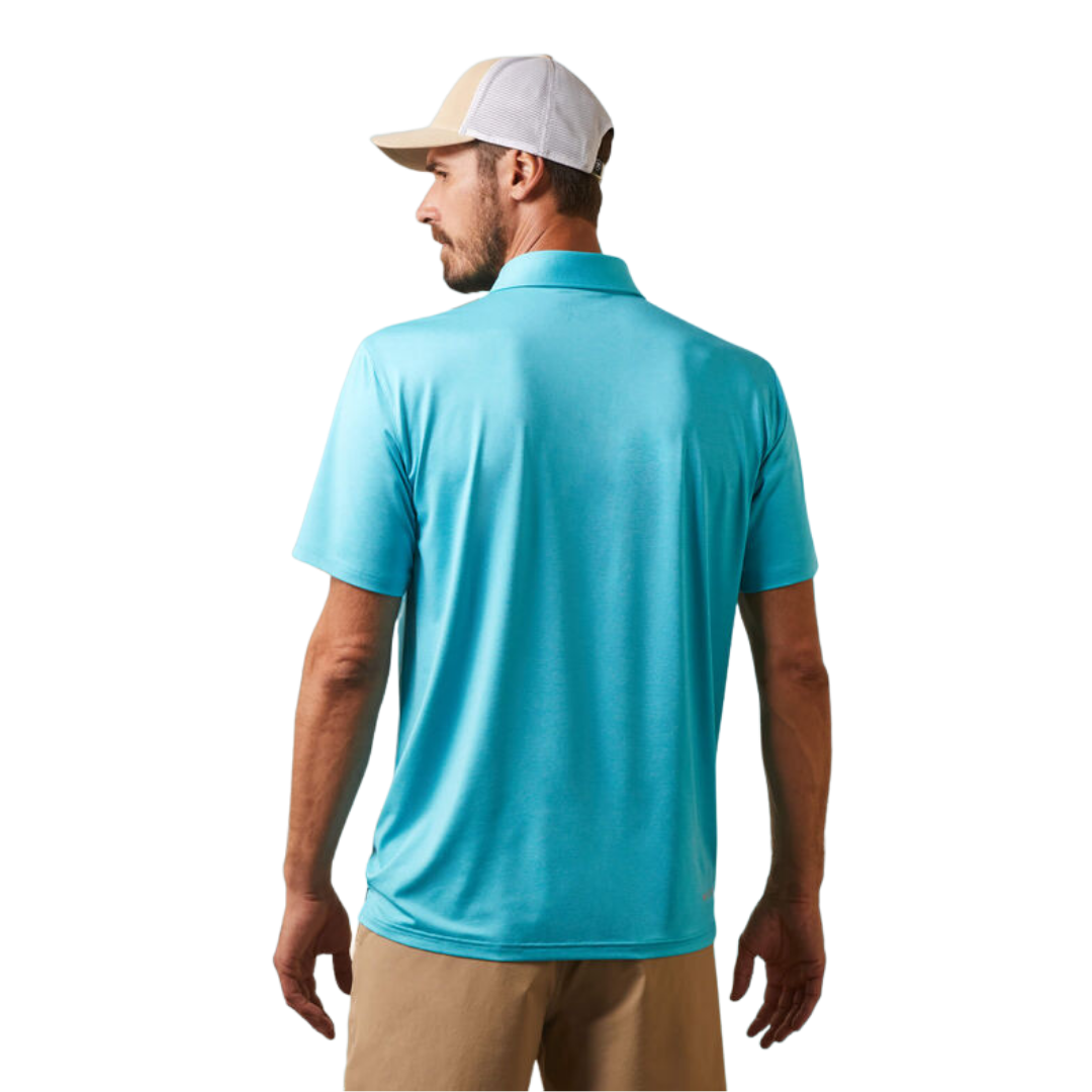Ariat Men's Peacock Blue Charger 2.0 Blue Shirt