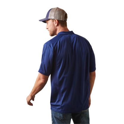 Ariat Men's Cloudburst Blue Polo