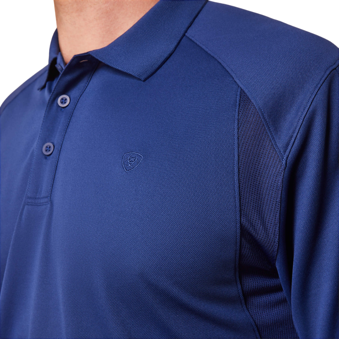Ariat Men's Cloudburst Blue Polo