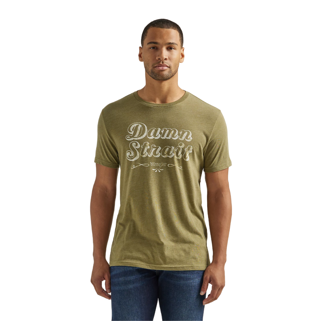 Wrangler Men's George Strait Green Shirt