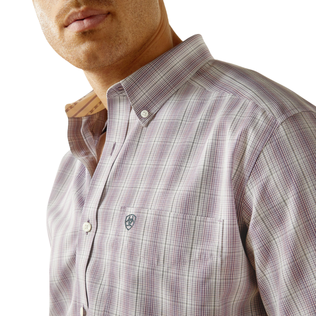 Ariat Men's Wrinkle Free Roy Classic Grey Shirt