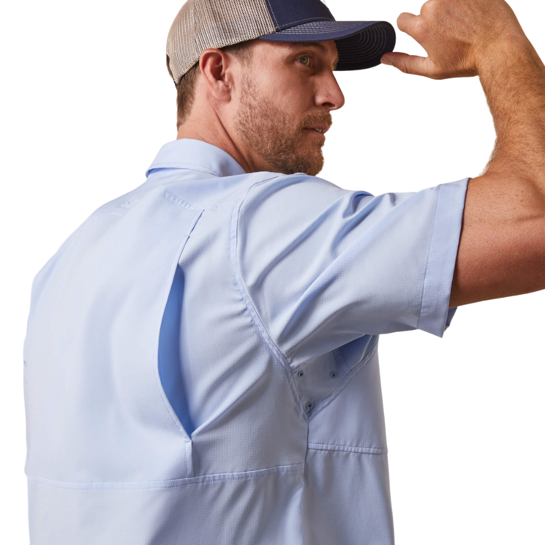 Ariat Men's VentTEK Classic Blue Shirt