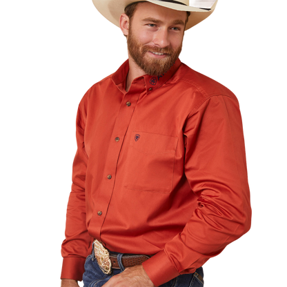 Ariat Men's Tiger Orange Shirt