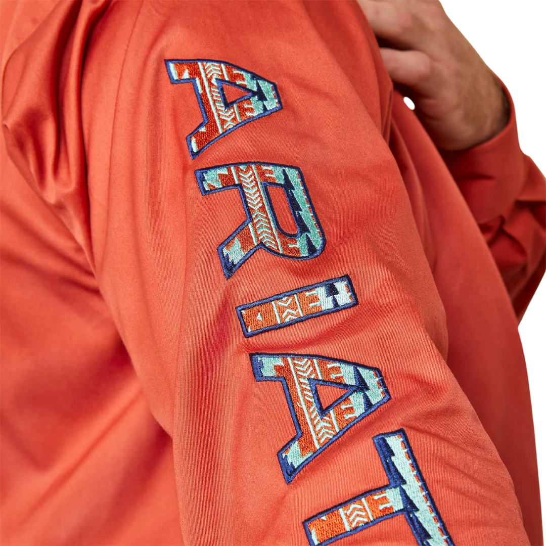 Ariat Men's Tiger Orange Shirt