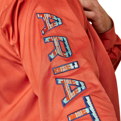 Ariat Men's Tiger Orange Shirt