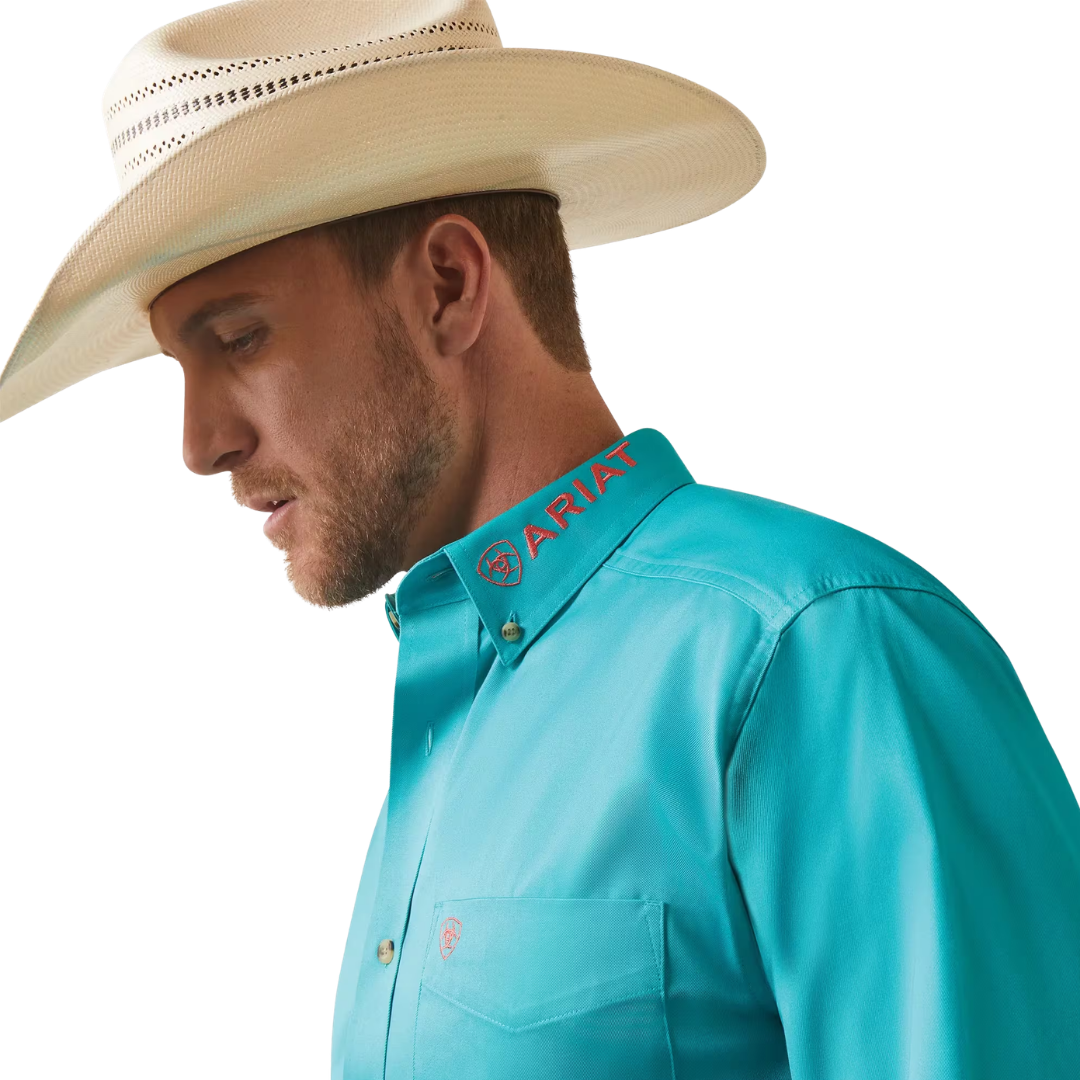 Ariat Men's Team Logo Blue Shirt