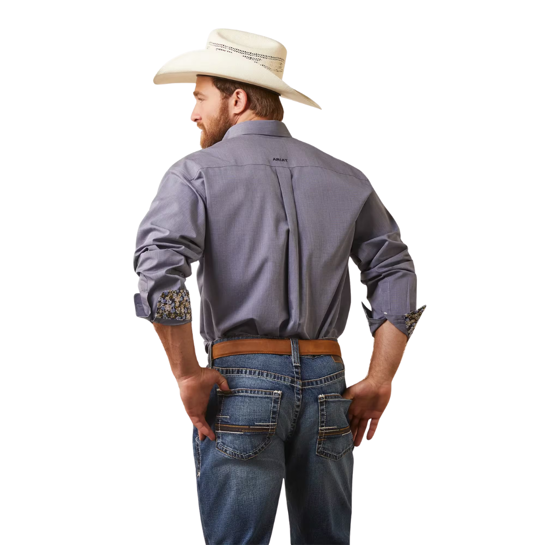 Ariat Men's Stone Solid Wrinkle Grey Shirt