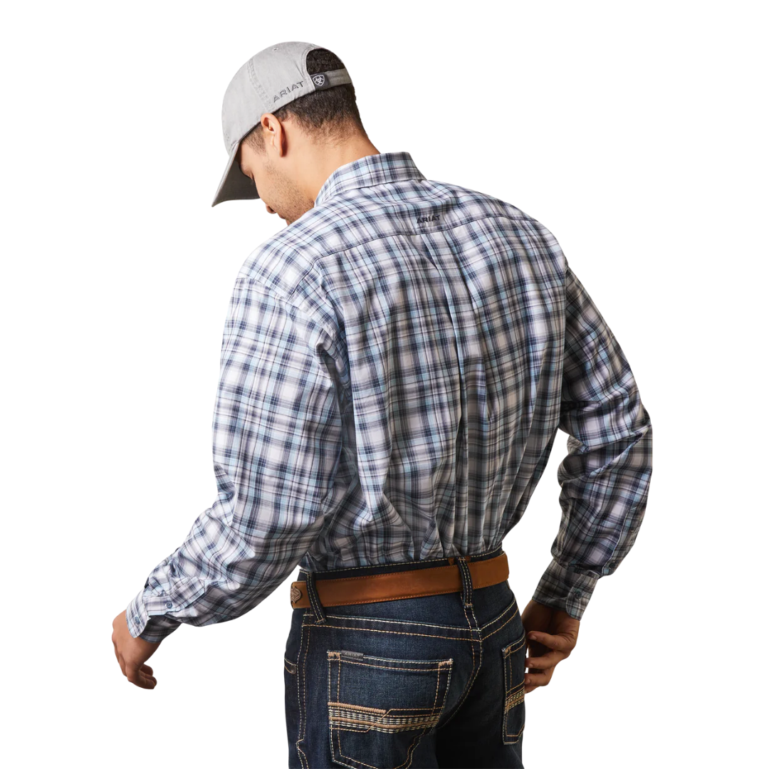 Ariat Men's Norbet Blue Shirt