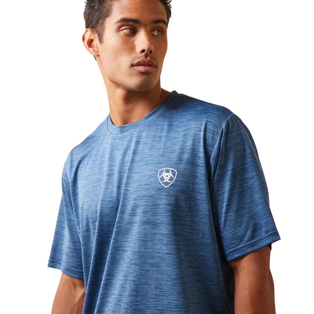 Ariat Men's Charger Stamp Blue Shirt